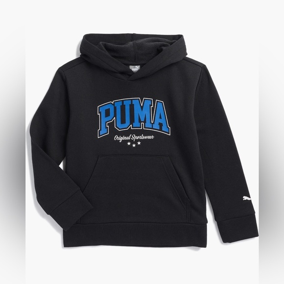 PUMA Black and Blue Hoodie and Sweatpants Set/big boys size XL - Picture 2 of 3